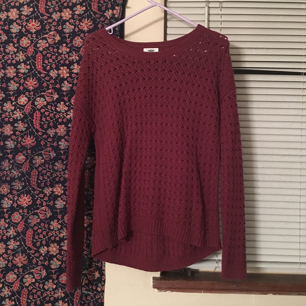 red sweater